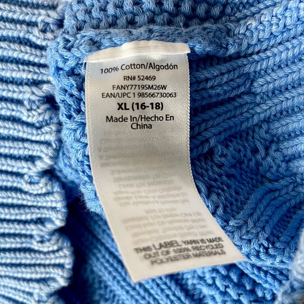 Free Assembly Scalloped Cable Knit Vest Size XL - Picture 5 of 7